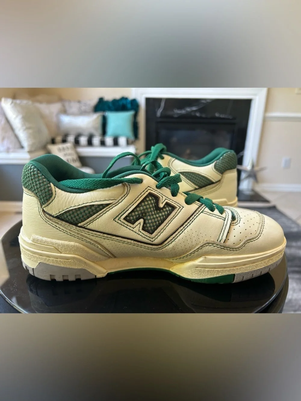 NEW BALANCE 550 x Aime’Leon Dore Masaryk Community Gym Green Sneakers